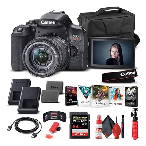 Capture Memorable Moments: Canon Rebel T8i DSLR Camera Bundle