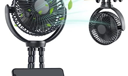 Powerful Portable Stroller Fan: Cool Anywhere