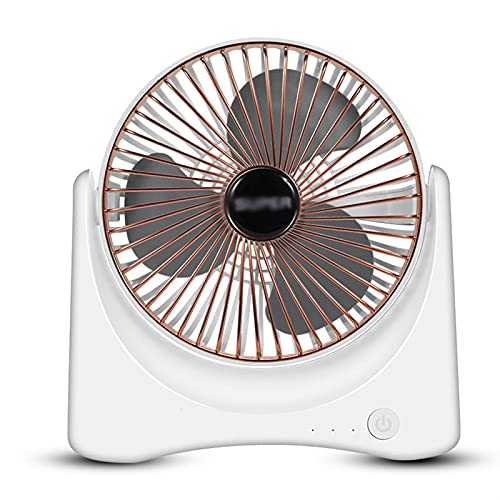 Portable USB Desk Fan with 210° Rotation, 4 Speeds, Quiet Operation – Perfect for Home, Office, and Travel