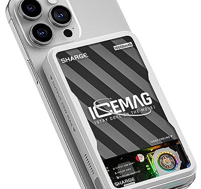 Revolutionary ICEMAG Power Bank: Cool, Transparent Charger for iPhone14/13/12