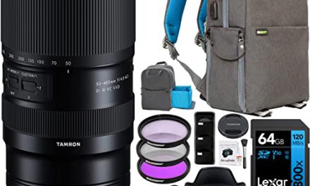 Capture Stunning Moments with Tamron 50-400mm Lens Bundle