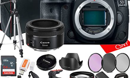 Capture & Conquer: Canon 5D Mark IV DSLR + Lens, Accessories