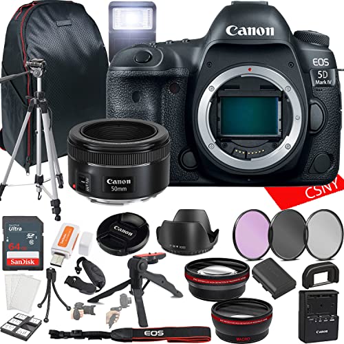 Capture & Conquer: Canon 5D Mark IV DSLR + Lens, Accessories