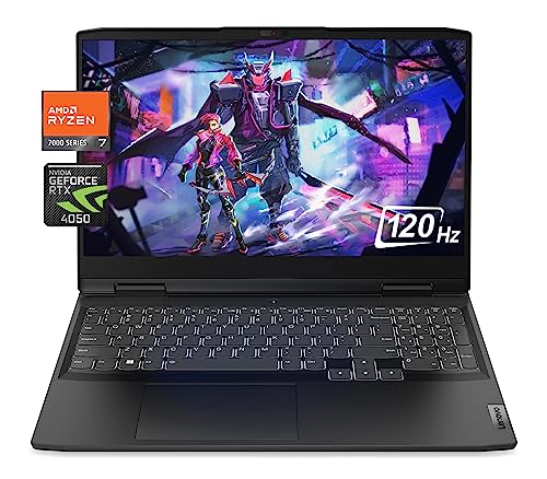 Powerful Lenovo Gaming Laptop with Ryzen 7, RTX 4050, 32GB RAM, and Windows 11