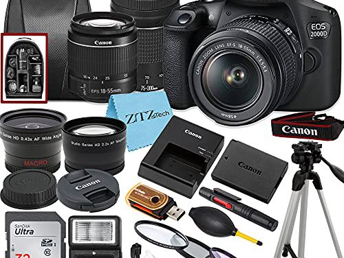 Capture Life’s Moments with Canon EOS 2000D DSLR Bundle