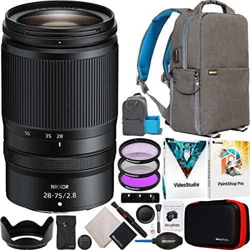 Capture Brilliance: Nikon Z-Mount 28-75mm f/2.8 Lens Bundle