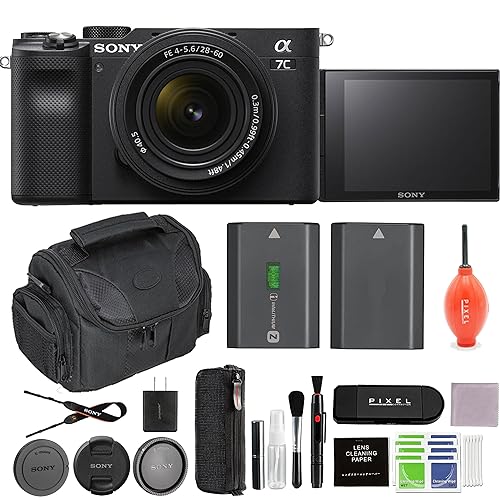 Sony a7C Mirrorless Camera Bundle: Capture, Create, and Explore with Extra Lens, Battery, and Accessories