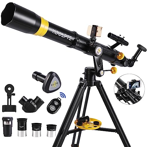 Powerful Refracting Telescope: 90mm Aperture, Digital Eyepiece