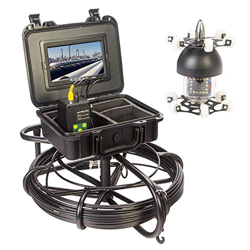 High-Definition 7″ Industrial Endoscope: Explore Sewer Pipes with Dual Lens Camera