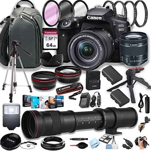 Capture the Moment: Canon EOS 90D DSLR Camera Bundle