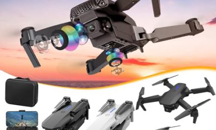 Capture stunning aerial footage with this foldable HD mini drone
