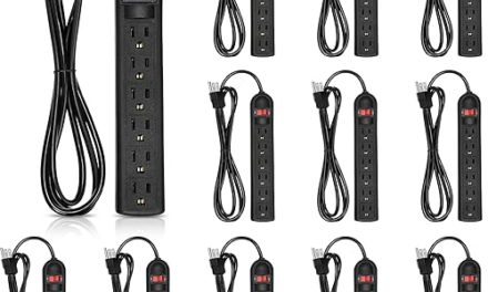 Power Up with Copkim’s 12-Pack Surge Protector!