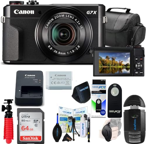 Capture Memories with Canon G7 X Mark II Camera – Bundle with Accessories