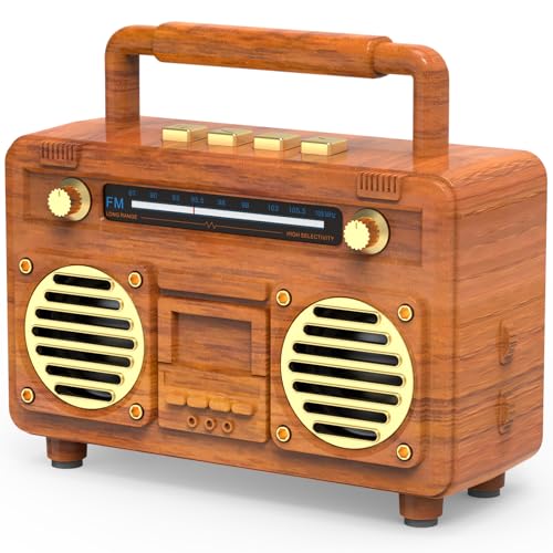 Retro Bluetooth Speaker: Perfect Gift for All Ages, Vintage Decor for Bedroom or Office, Wireless with TF Card| USB