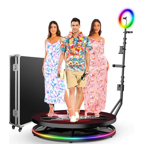 Party Perfection: Capture Memorable Moments with our 360 Spin Photo Booth!