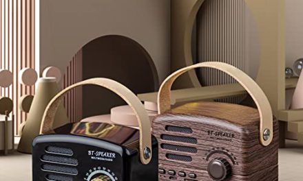 Retro Bluetooth Speaker: Vintage Decor, Portable & Stylish – Perfect Gift!
