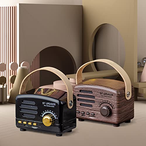 Retro Bluetooth Speaker: Vintage Decor, Portable & Stylish – Perfect Gift!