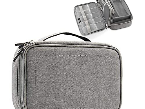 Compact Waterproof Cable Organizer Bag: Tidy, Portable, and Stylish