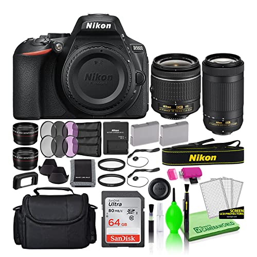 Capture the Perfect Shot with Nikon D5600 DSLR Camera Bundle