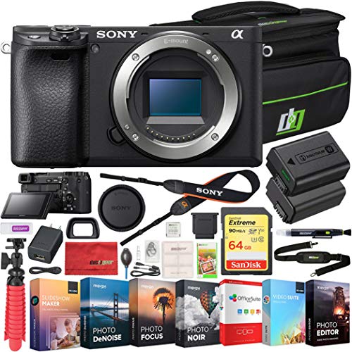 Capture Life’s Moments with Sony ILCE-6400 a6400 Camera Bundle