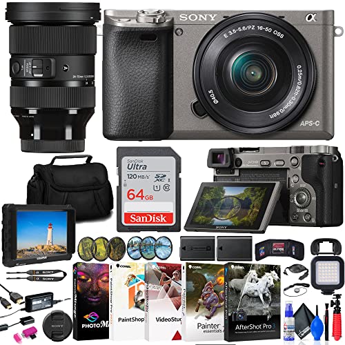 Capture stunning photos with Sony Alpha a6000 Mirrorless Camera Bundle