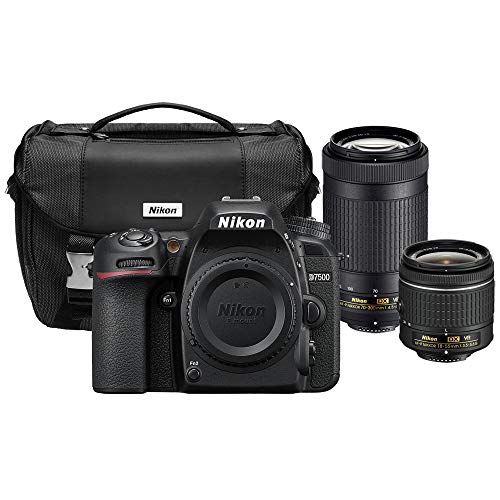 Revamped Nikon D7500: Captivating 4K Performance, Ideal Lens Combo & Premium Carry Bag