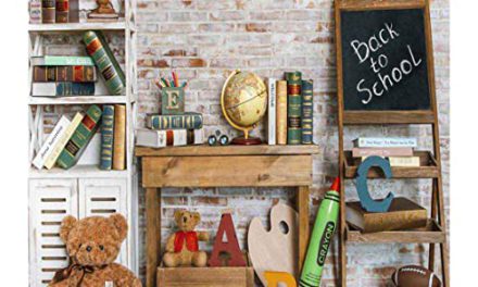 Enchanting Back to School Photos: Kate’s 10x10ft Bookshelf Wonderland