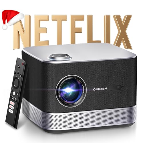 Ultimate 4K Projector: AURZEN BOOM 3 – WiFi, Bluetooth, Dolby Audio, 3D, Netflix 4K, 500 ANSI