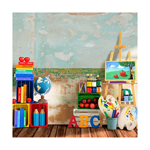 10x10ft Back to School Photography Backdrop: Inspiring Love for Learning