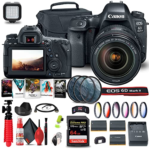 Capture the Moment: Canon EOS 6D Mark II + Complete Bundle (Renewed)