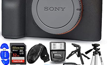 Capture the Sony Alpha a7C Mirrorless Camera Pro Bundle