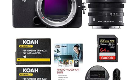 Capture the Moment: Sigma fp Camera Bundle with Lens, SD Card, Battery & Software