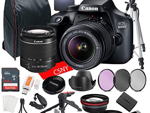 Capture the Moment: Canon EOS 4000D DSLR Camera Bundle