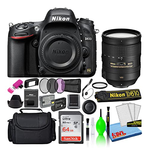 Capture Stunning Moments with the Nikon D610 DSLR Camera Bundle