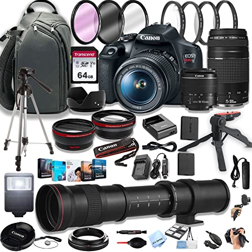 Capture Stunning Photos with Canon Rebel T7 DSLR Camera Bundle