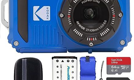 Ultimate Waterproof Camera Bundle: KODAK PIXPRO WPZ2 with Extra Memory, Battery & More