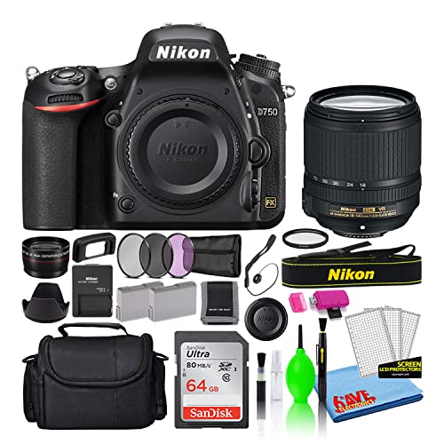 Capture Life’s Beauty: Nikon D750 24.3MP DSLR Camera Bundle