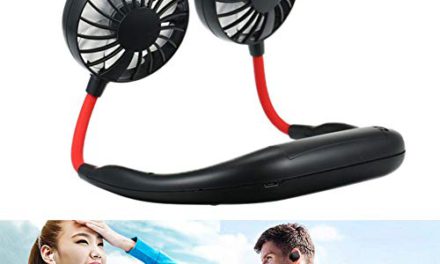 Stay Cool with Amberqin’s Wearable Neckband Fan!
