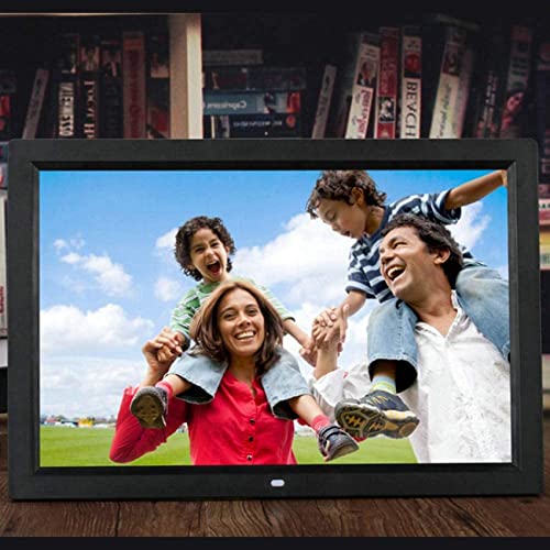 Immerse in Stunning HD: 17″ Digital Frame with 10GB Storage, Motion Sensor