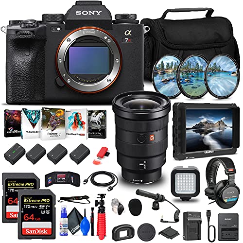 Capture Perfect Moments: Sony Alpha a7R IIIA + 16-35mm Lens + 4K Monitor + Pro Accessories