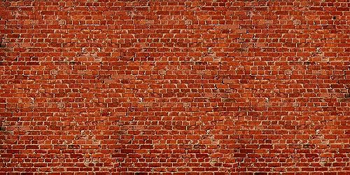 Vibrant Red Brick Wall Backdrop: Perfect for Photography, Decor & Celebrations!