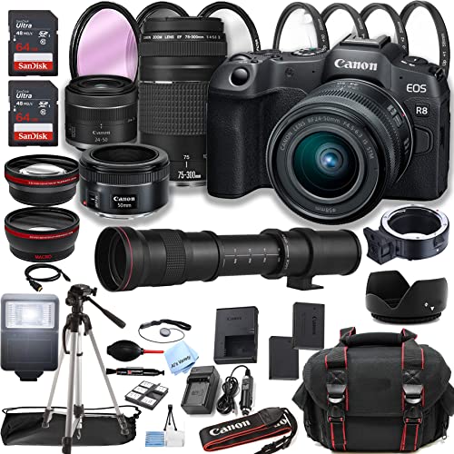 Capture Life’s Moments: Canon EOS R8 Camera Bundle