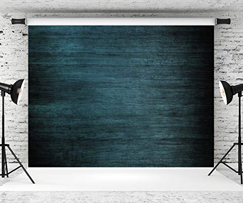 Captivating Wood Texture Backdrop: Dark Blue Photography Props