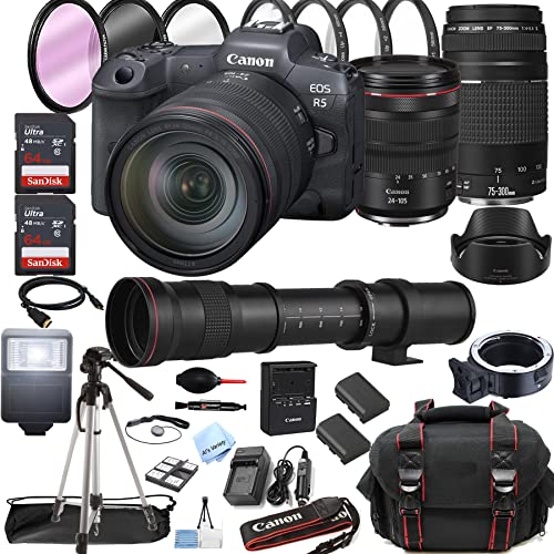 Capture Unforgettable Moments with Canon R5 Mirrorless Camera Bundle