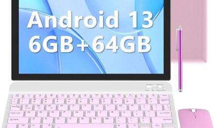 Experience Ultimate Performance: Android 13 Tablet with Keyboard, Mouse, Stylus & HD Display