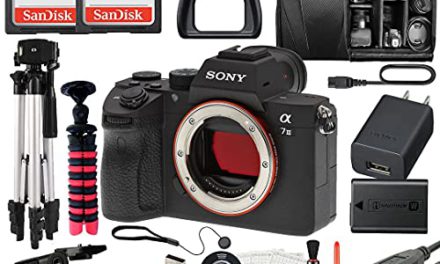 Capture Stunning Photos: Sony Alpha a7 III Mirrorless Camera + Accessories