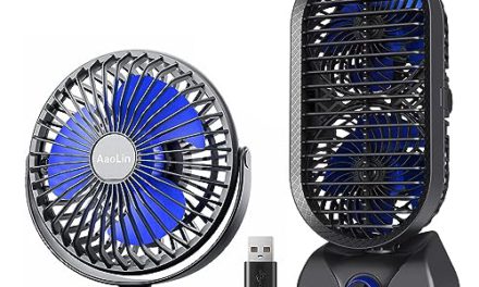 Powerful USB Desk Fans: Strong Airflow, Silent & Portable