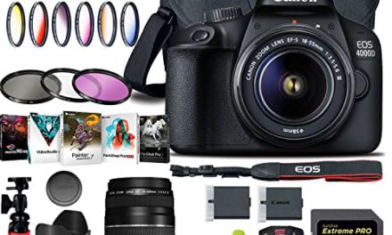 Capture Stunning Moments with Canon EOS 4000D DSLR Kit!