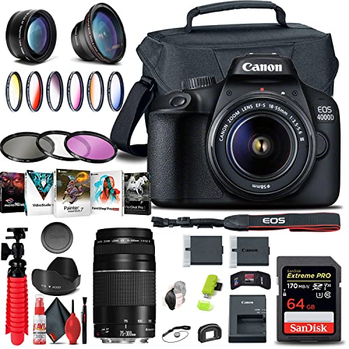 Capture Stunning Moments with Canon EOS 4000D DSLR Kit!