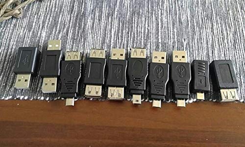 Enhance Connectivity with 10Pcs OTG 5pin F/M Mini Changer Adapter Converter USB Male to Female Micro USB Gadgets